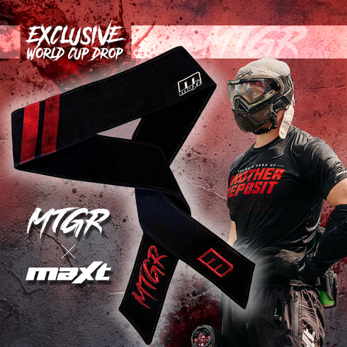 MTGR Bloodsport Headband - Limited Edition Black/Red