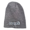 MAXT Logo Gray 8.5" Uncuffed Knit Beanie