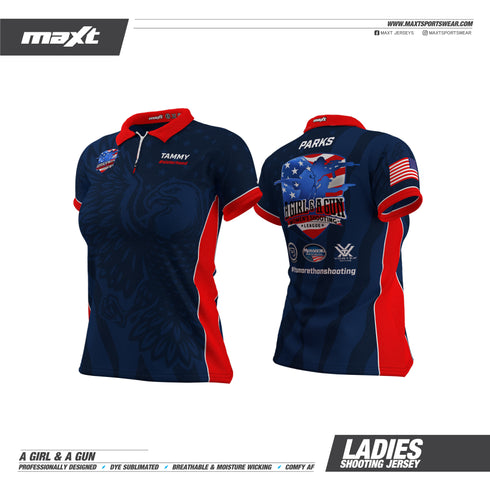 A Girl & a Gun - Ladies Shooting Jersey