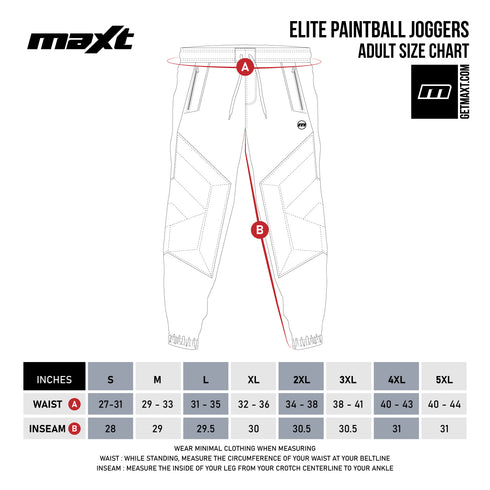 MAXT Elite Joggers – Blackout