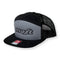 Richardson 168 Hat 7-Panel Trucker Cap - Heather Gray/Black