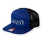 Richardson 168 Hat 7-Panel Trucker Cap - Blue/Black