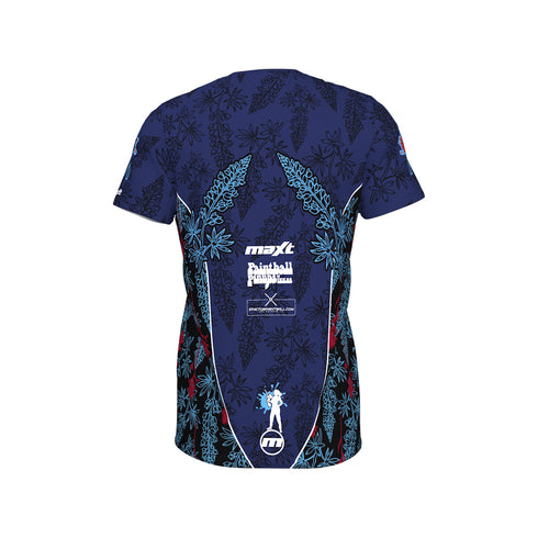Paintball Ladies 2025 Bluebonnets Tech Tee Shirt