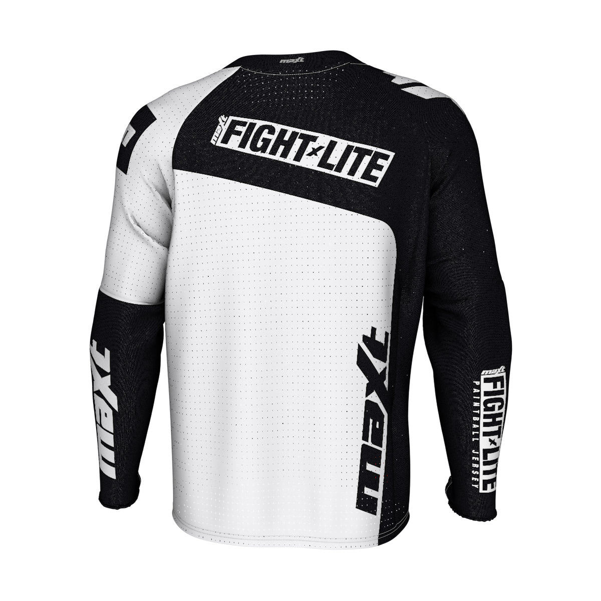 Strike Paintball Jersey Racer Black and White Maxt Sportswear