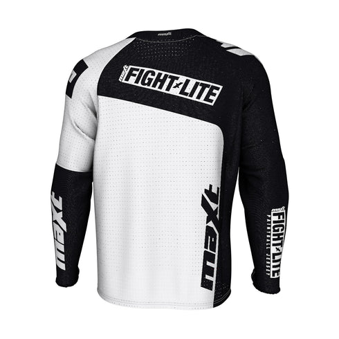 Strike Paintball Jersey - Racer Black and White
