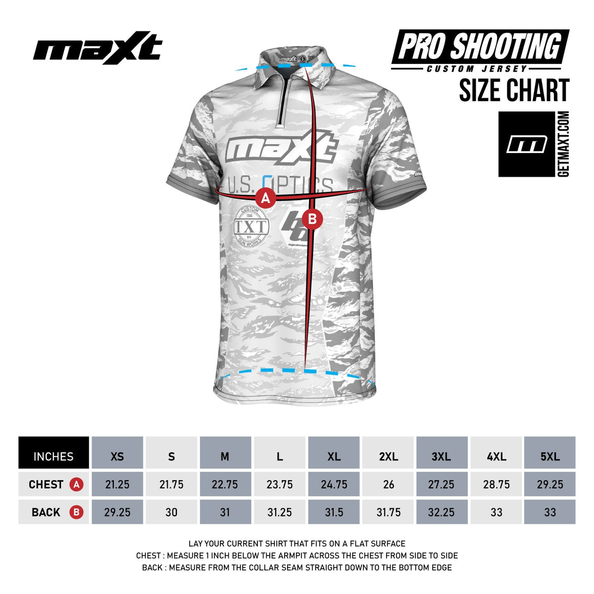 SemiCustom Shooting Jersey Razor Camo Red Maxt Sportswear