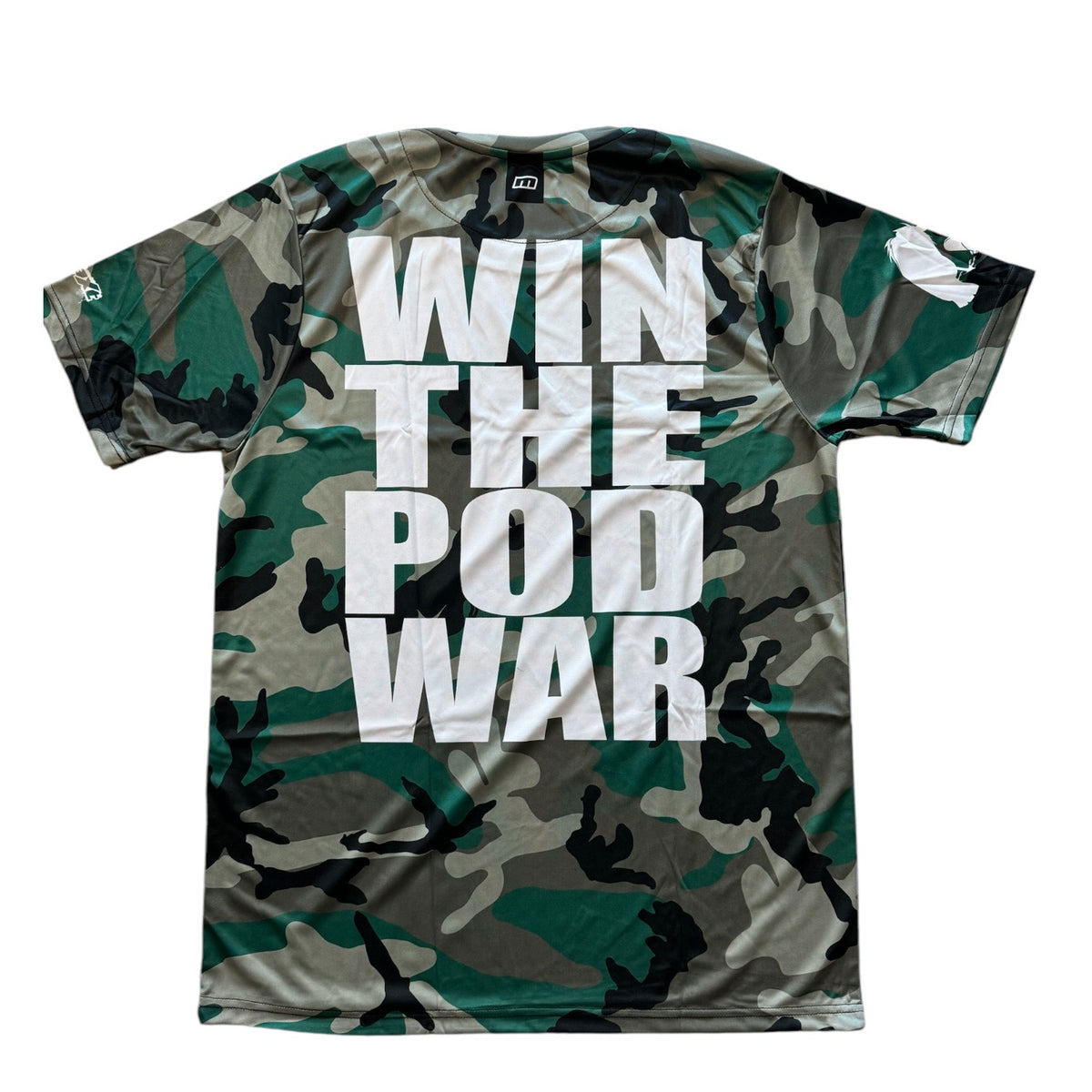 Pod Scavenger Tech Tee - Win the Pod War Woodland Camo – Maxt Sportswear